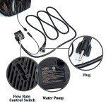 Mermaid 3-Tier Water Fountain with LED Light