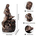 Mermaid 3-Tier Water Fountain with LED Light