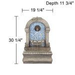 Modern Outdoor Floor Water Fountain with Mosaic Tile