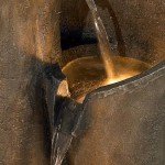 Modern Sphere Outdoor LED Water Fountain 39.5