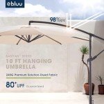 Bluu Banyan 10 ft Cantilever Patio Umbrella
