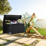 Greesum 100 Gallon Outdoor Patio Storage Box