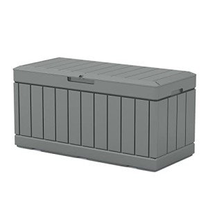 82 Gallon Waterproof Resin Deck Storage Box