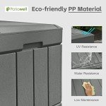 82 Gallon Waterproof Resin Deck Storage Box