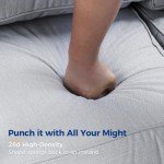 Wisteria Lane Outdoor Aluminum Sofa with Grey Cushions