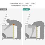 XXL Wicker Deck Box for Outdoor Storage - Black