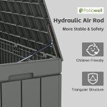 82 Gallon Waterproof Resin Deck Storage Box