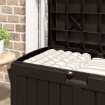 Suncast 50 Gallon Resin Outdoor Storage Bench