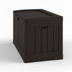 Suncast 50 Gallon Resin Outdoor Storage Bench