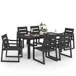 Cozyman 7-Piece All-Weather Patio Dining Set