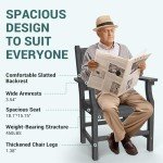 Pamapic 5-Piece Outdoor Dining Set with Umbrella Hole