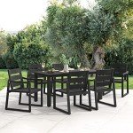Cozyman 7-Piece All-Weather Patio Dining Set