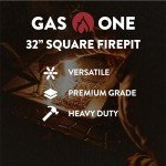 32-Inch Metal Outdoor Fire Pit with Screen