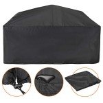 ZENY 32-Inch Outdoor Square Fire Pit Table