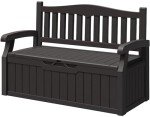 Greesum 70 Gallon Waterproof Outdoor Storage Bench