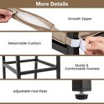 3-Piece Outdoor Bar Table and Stool Set