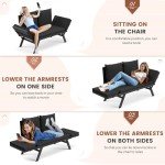 Flamaker Adjustable Outdoor Rattan Sofa Lounger