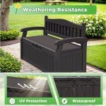 Greesum 70 Gallon Waterproof Outdoor Storage Bench