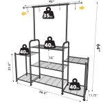 Metal 3-Tier Plant Stand for Indoor/Outdoor Use
