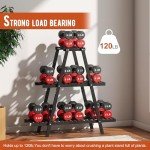 3-Tier Bamboo Plant Stand for Indoor & Outdoor