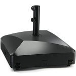 Fillable Umbrella Base with Wheels and Locks