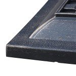 Patio Market Umbrella Base Stand with Decorative Pattern