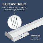 Portable Beach Umbrella Stand with Weight Bag