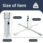 Portable Beach Umbrella Stand with Weight Bag