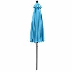 Turquoise 7.5ft Patio Umbrella with Tilt & Crank
