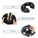 Cordless LED Patio Umbrella Light with 3 Modes