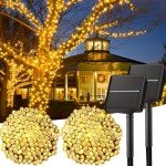 Solar Powered String Lights, 80FT, 200 LEDs