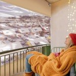 Heavy-Duty Waterproof Vinyl Patio Curtains - 8x10ft