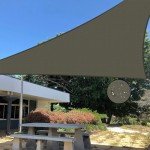 Triangle Sun Shade Sail - 6.5' Waterproof Canopy
