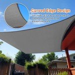 10' x 13' Dark Grey Sun Shade Sail Canopy