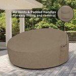 600D Waterproof Outdoor Daybed Cover, UV Resistant