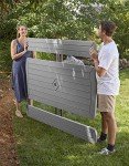 6 ft. Folding Picnic Table - Dark Gray Resin