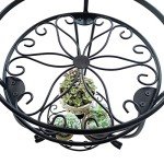 Stylish 2-Tier Metal Plant Stand for Indoors Outdoors