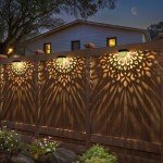6 Pack Solar Wall Lights – Warm Yellow Glow