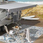 Estrella Textured Weave Area Rug - Navy/Gray