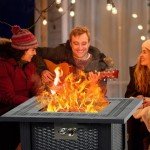 28" Rectangle Fire Pit Table with Cover