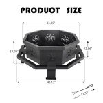43" Octagonal Outdoor Wood Burning Fire Pit