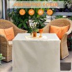 JAMFLY 28" Square Propane Fire Pit Table