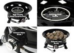 Portable 24-Inch Smokeless Propane Fire Pit