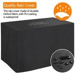 Yaheetech 43” Propane Fire Pit Table, Brown