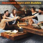 Round Concrete Smokeless Tabletop Fire Pit