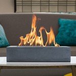 Kante 18" Rectangle Concrete Fire Pit Table