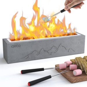 Portable Tabletop Fire Pit with Smores Kit