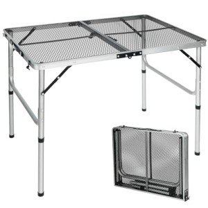 RedSwing Adjustable Portable Grill Table for Outdoors