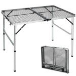 RedSwing Adjustable Portable Grill Table for Outdoors