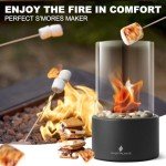 Portable Ethanol Tabletop Fire Pit for Indoor Outdoor